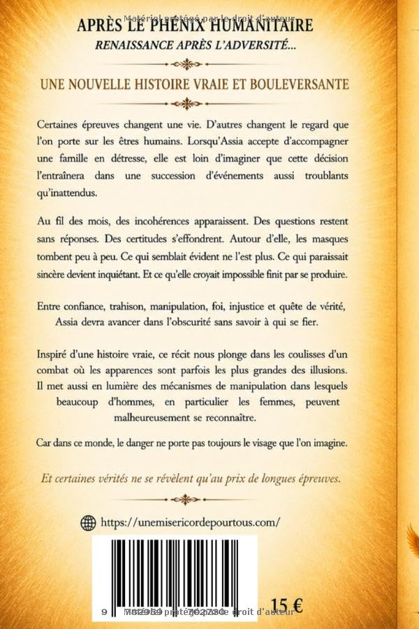 Résumé au dos du livre Le Phénix Humanitaire